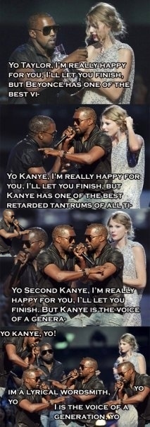 Kanye interrupts Kanye