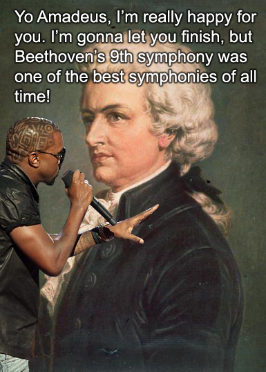 Kanye interrupts Mozart
